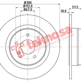 Brake Components Brake Disc TBD7662-D OPTIMA