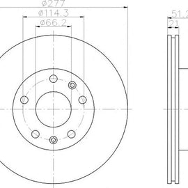 LAND ROVER Freelander - Front Brake Disc | OPTIMA | TBD7759-D - SKU TBD7759-D - SpareMe South Africa