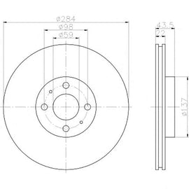 Universal - Front Brake Disc | OPTIMA | TBD7781-D - SKU TBD7781-D - SpareMe South Africa