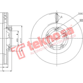 Brake Components Brake Disc TBD7795-D OPTIMA