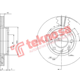 Brake Components Brake Disc TBD7806-D OPTIMA