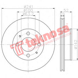 Brake Components Brake Disc TBD7879-D OPTIMA