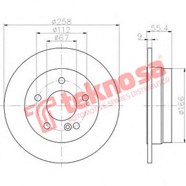 Brake Components Brake Disc TBD7890-D OPTIMA