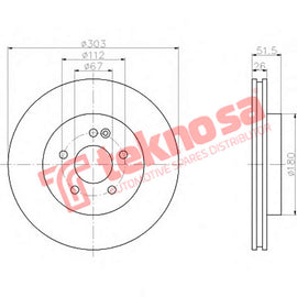 Brake Components Brake Disc TBD7919-D OPTIMA