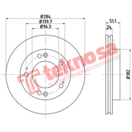 Brake Components Brake Disc TBD7976-D OPTIMA