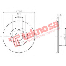 Brake Components Brake Disc TBD7978-D OPTIMA
