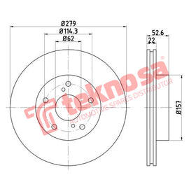 Brake Components Brake Disc TBD7999-D OPTIMA