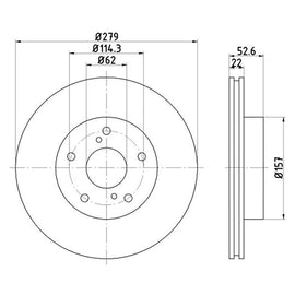 TOYOTA Condor - Front Brake Disc | OPTIMA | TBD7999-D - SKU TBD7999-D - SpareMe South Africa