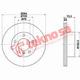 Brake Components Brake Disc TBD8011-D OPTIMA