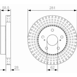 TOYOTA Condor - Front Brake Disc | OPTIMA | TBD8111-D - SKU TBD8111-D - SpareMe South Africa