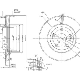 FORD Territory - Front Brake Disc | OPTIMA | TBD8139-D - SKU TBD8139-D - SpareMe South Africa