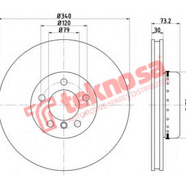 Brake Components Brake Disc TBD8148-D OPTIMA