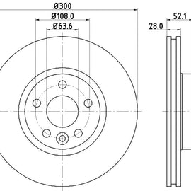 LAND ROVER Evoque - Front Brake Disc | OPTIMA | TBD8169-D - SKU TBD8169-D - SpareMe South Africa