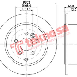 Brake Components Brake Disc TBD8170-D OPTIMA