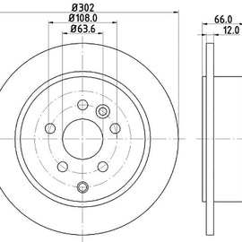 LAND ROVER Freelander - Rear Brake Disc | OPTIMA | TBD8170-D - SKU TBD8170-D - SpareMe South Africa