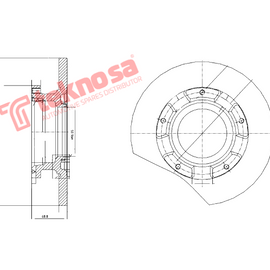 Brake Components Brake Disc TBD8285-D OPTIMA