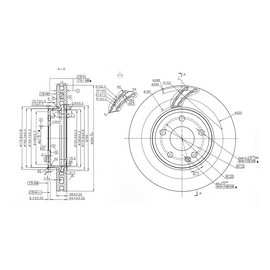 OPTIMA Front Brake Disc for Mercedes-Benz A-Series - SKU TBD8316-D - SpareMe South Africa