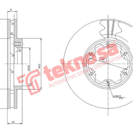 Brake Components Brake Disc TBD8339-D OPTIMA