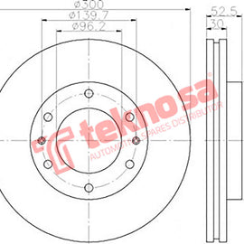 Brake Components Brake Disc TBD8351-D OPTIMA