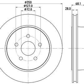 JEEP Grand Cherokee - Rear Brake Disc | OPTIMA | TBD8419-D - SKU TBD8419-D - SpareMe South Africa