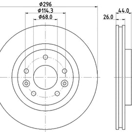 NISSAN Qashqai - Front Brake Disc | OPTIMA | TBD8423-D - SKU TBD8423-D - SpareMe South Africa