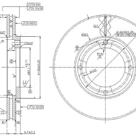 TOYOTA Avanza - Front Brake Disc | OPTIMA | TBD8550-D - SKU TBD8550-D - SpareMe South Africa