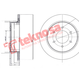 Brake Components Brake Disc TBD8626-D OPTIMA