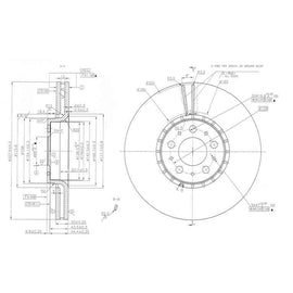 VOLVO XC90 - Front Brake Disc | OPTIMA | TBD8628-D - SKU TBD8628-D - SpareMe South Africa