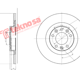 Brake Components Brake Disc TBD8649-D OPTIMA