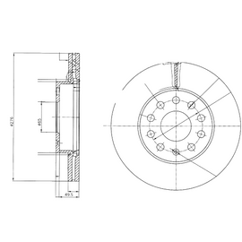 OPTIMA Rear Brake Disc for Volkswagen Golf - SKU TBD8651-D - SpareMe South Africa