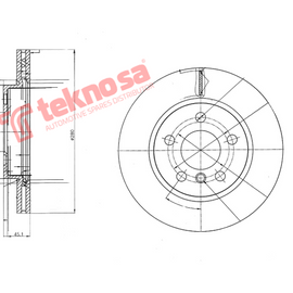Brake Components Brake Disc TBD8689-D OPTIMA