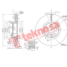 Brake Components Brake Disc TBD8697-D OPTIMA