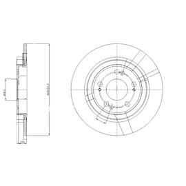 OPTIMA Rear Brake Disc for HAVAL Jolion - SKU TBD8776-D - SpareMe South Africa