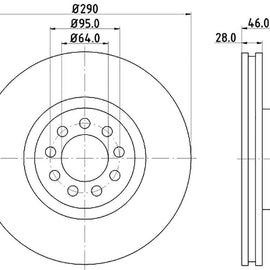 IVECO Daily - Front Brake Disc | OPTIMA | TBD9221-D - SKU TBD9221-D - SpareMe South Africa