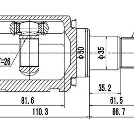 OPTIMA Front Inner Cv Joint - SKU TO4005 - SpareMe