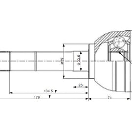 OPTIMA Front Outer Cv Joint - SKU TO5713 - SpareMe