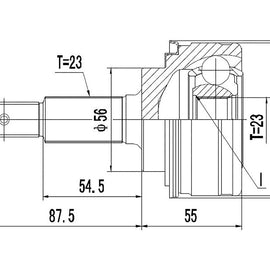 OPTIMA Front Outer Cv Joint - SKU TO5916 - SpareMe