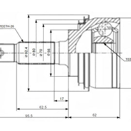 OPTIMA Front Outer Cv Joint - SKU TO5929 - SpareMe