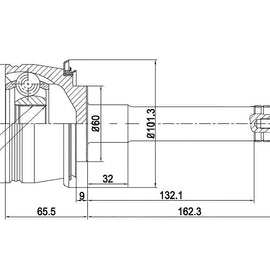 OPTIMA Front Outer Cv Joint - SKU TO5934 - SpareMe