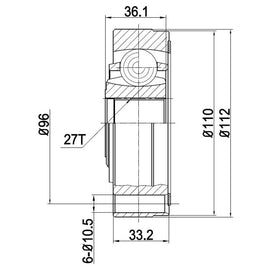 OPTIMA Front Inner Cv Joint - SKU TO6420 - SpareMe