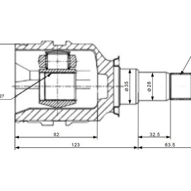 OPTIMA Front Inner Cv Joint - SKU TO6611 - SpareMe