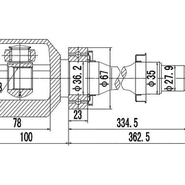 OPTIMA Front Inner Cv Joint - SKU TO8010 - SpareMe