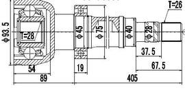 OPTIMA Front Inner Cv Joint - SKU VO4007 - SpareMe