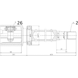 OPTIMA Front Inner Cv Joint - SKU VO4019 - SpareMe