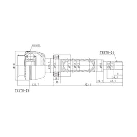 OPTIMA Front Inner Cv Joint - SKU VO4020 - SpareMe