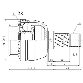 OPTIMA Front Inner Cv Joint - SKU VO4024 - SpareMe