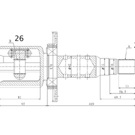 OPTIMA Front Inner Cv Joint - SKU VO4027 - SpareMe