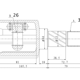 OPTIMA Front Inner Cv Joint - SKU VO4030 - SpareMe