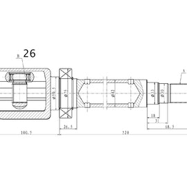 OPTIMA Front Inner Cv Joint - SKU VO4034 - SpareMe