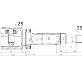 OPTIMA Front Inner Cv Joint - SKU VO4038 - SpareMe
